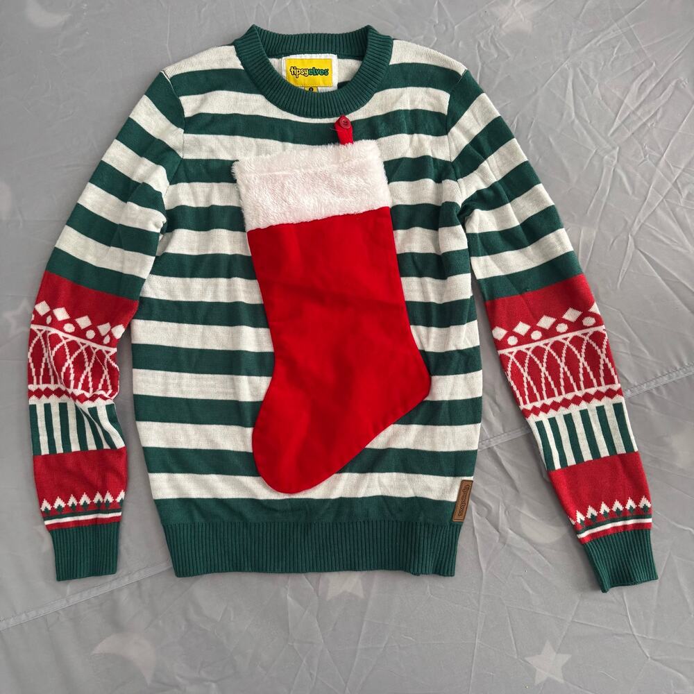 Tipsy Elves Women's Stocking Stuffer Sweater - Size Small